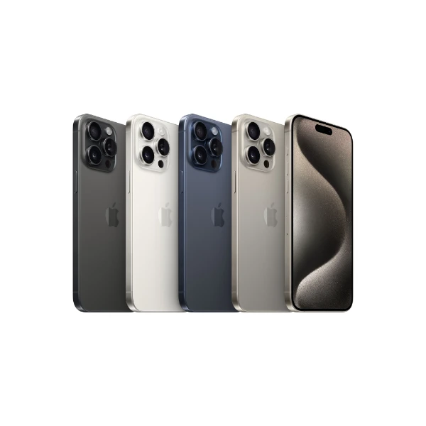 Apple iPhone 15 Pro Max 256 GB, blått titan - Power.no