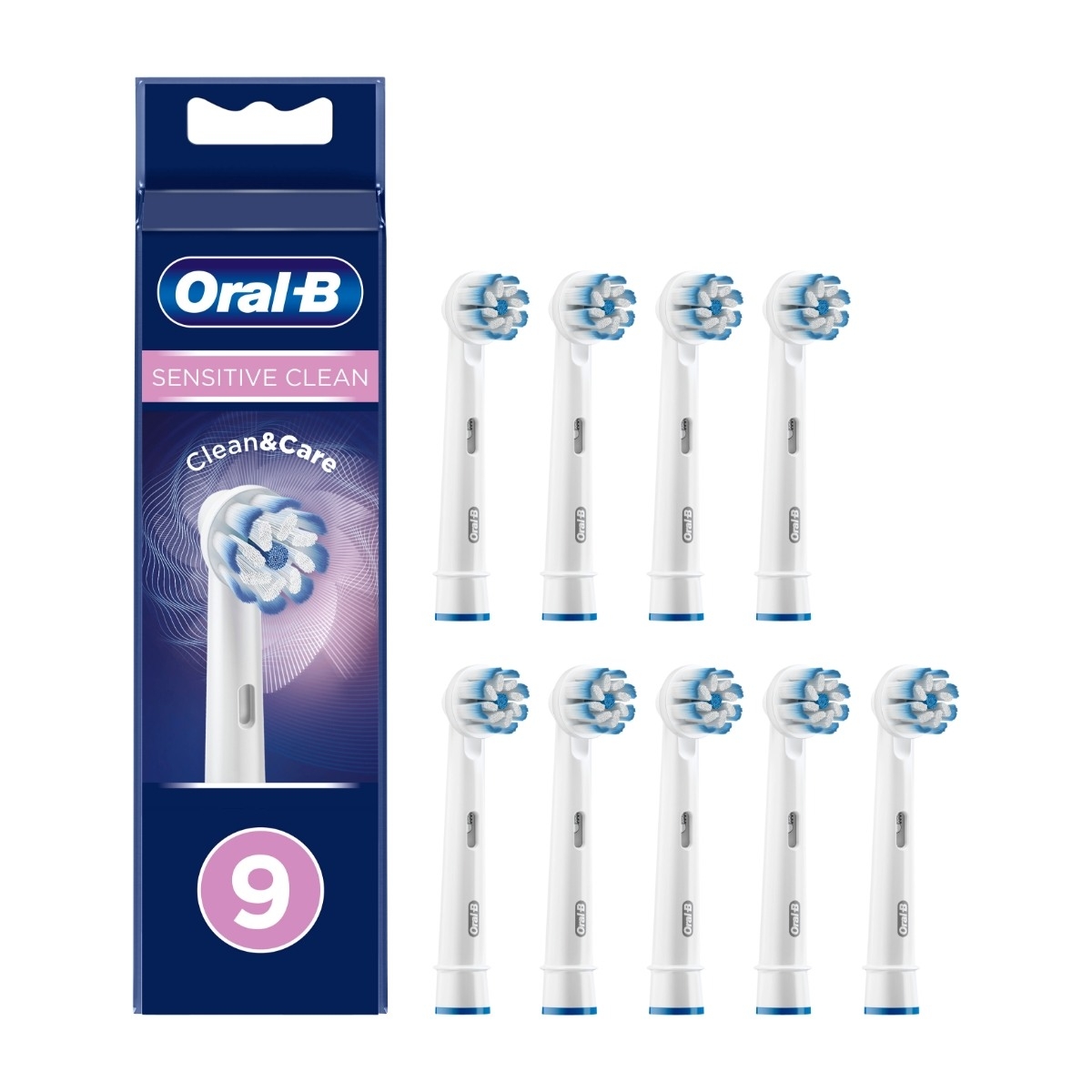 Refiller Sensitive Clean & Care 9-pk