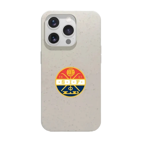 Phonecases3D iPhone 16 Pro Strømsgodset kompostoituva suojakuori, valkoinen