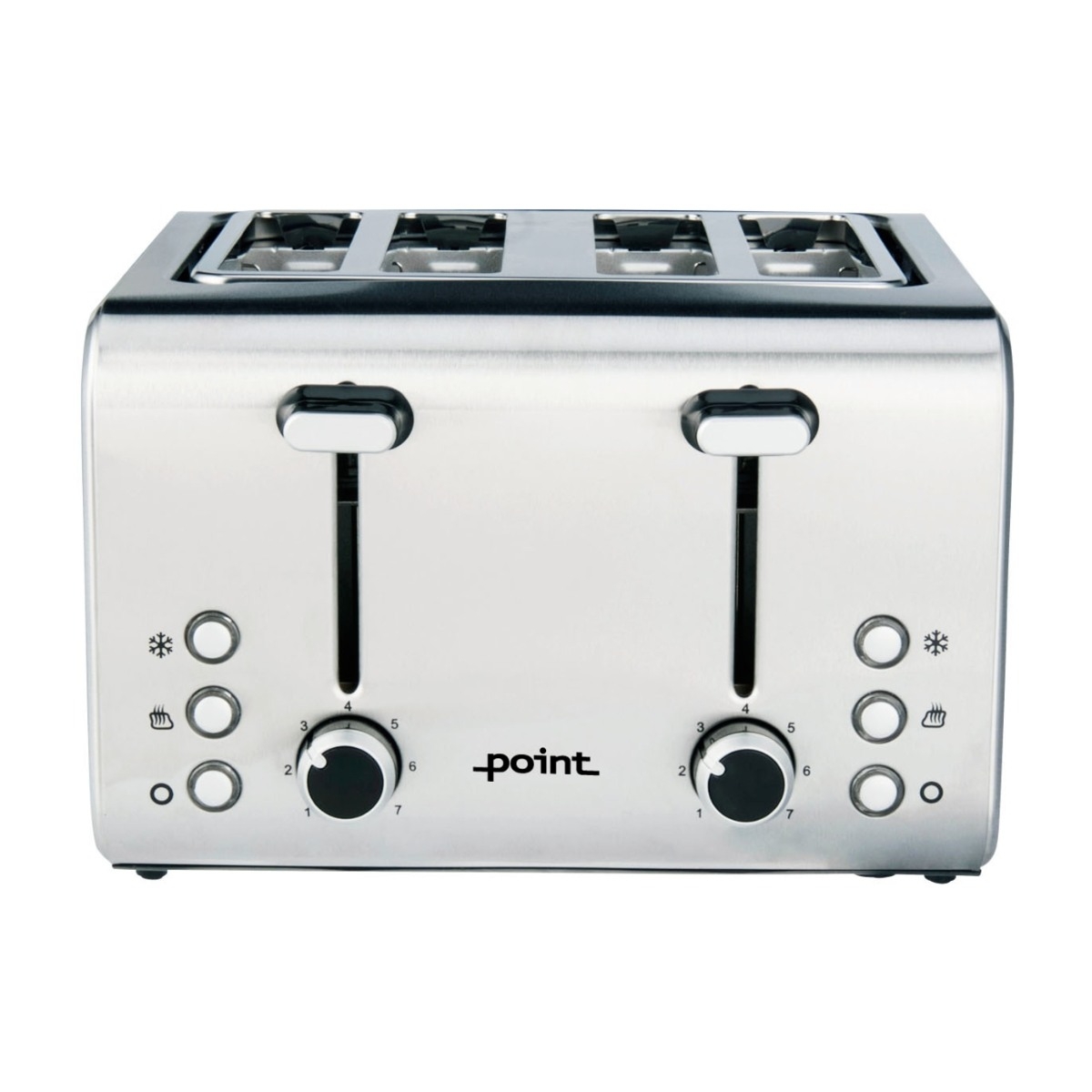 POINT PRO POT8590SS BRØDRISTER I STÅL billede 1