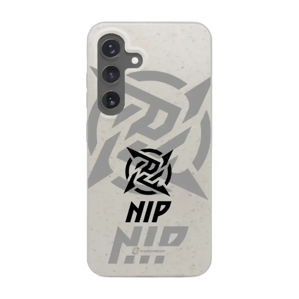 Phonecases3D Samsung Galaxy S25 Ninjas in Pyjamas kompostoituva suojakuori, valkoinen