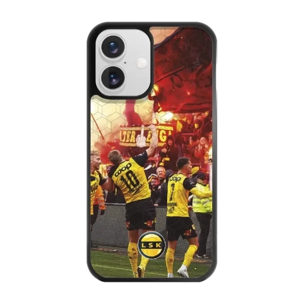 Phonecases3D iPhone 16 Lillestrøm SK -3D suojakuori, musta