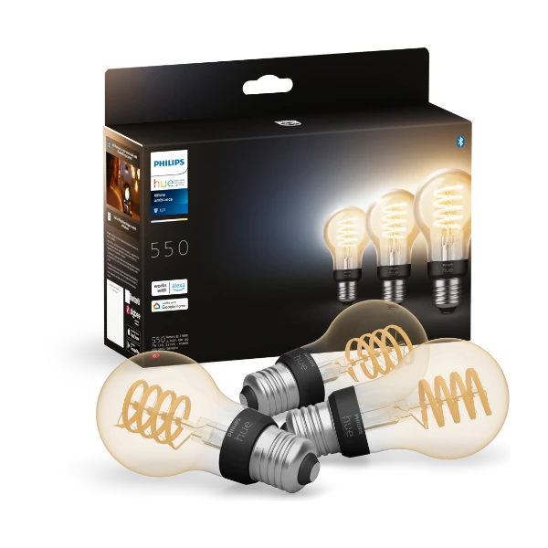 Philips Hue WA Filament älylamppu 3KPL 7W E27 A60