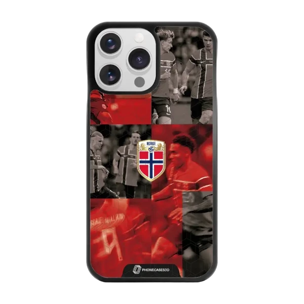 Phonecases3D iPhone 14 Pro Norges Fotballforbund -3D suojakuori