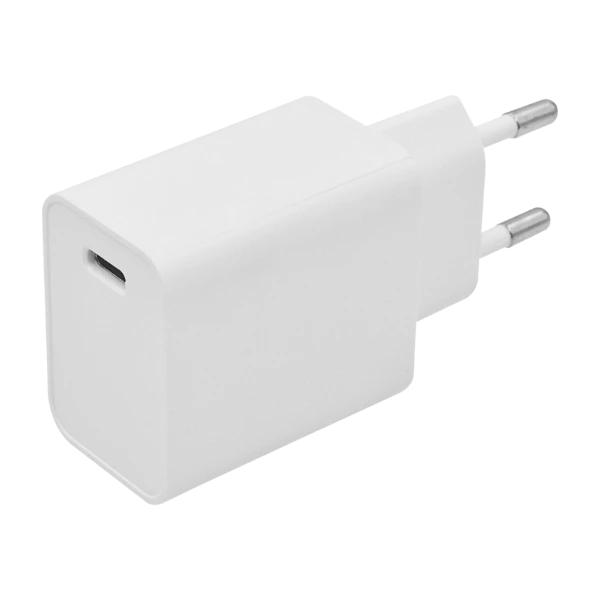 Eletra 20 W USB-C-snabbladdare PD 1 port, vit