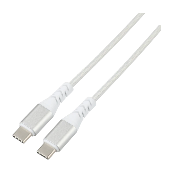 Dacota Platinum USBC - USBC-kabel 2 M, vit