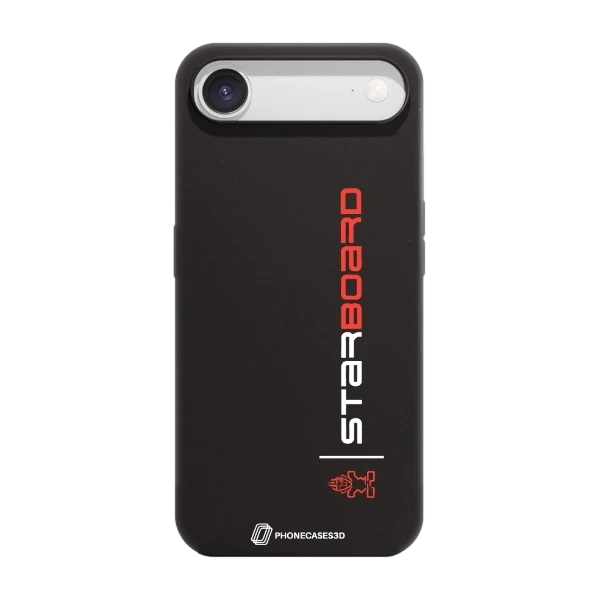 Phonecases3D iPhone Air Starboard kompostoituva suojakuori, musta