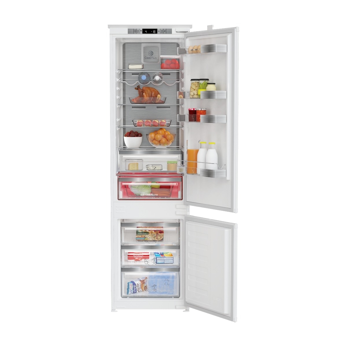 Grundig GKNI 25940 N integreret kølefryseskab billede 4