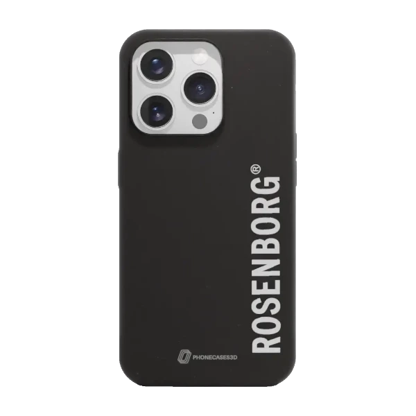 Phonecases3D iPhone 15 Pro RBK kompostoituva suojakuori, musta