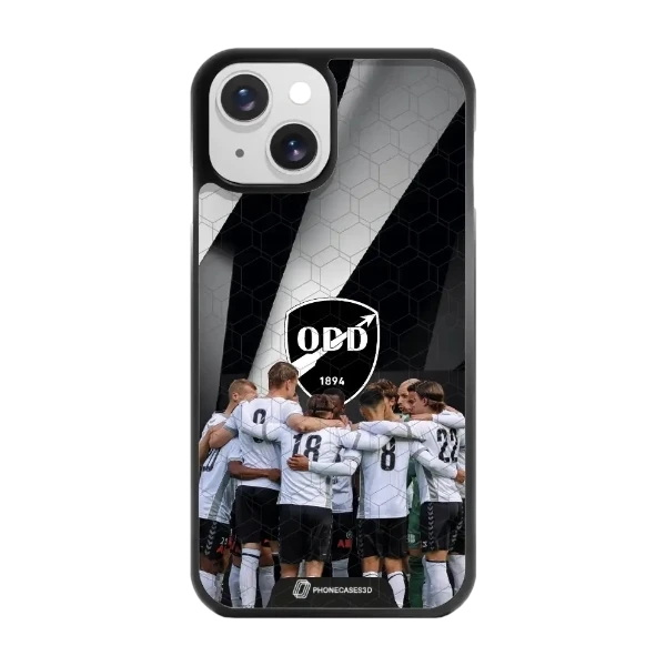 Phonecases3D iPhone 15 Odds Ballklubb -3D suojakuori, musta