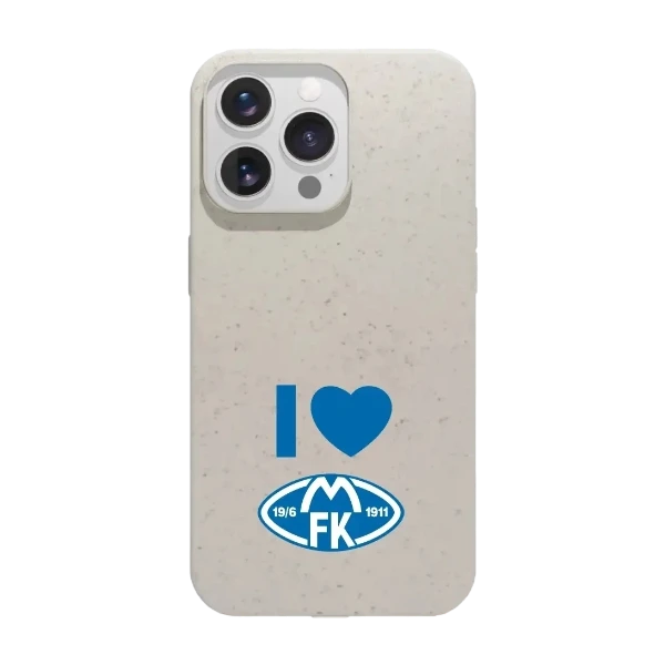 Phonecases3D iPhone 13 Pro Molde FK kompostoituva suojakuori, valkoinen