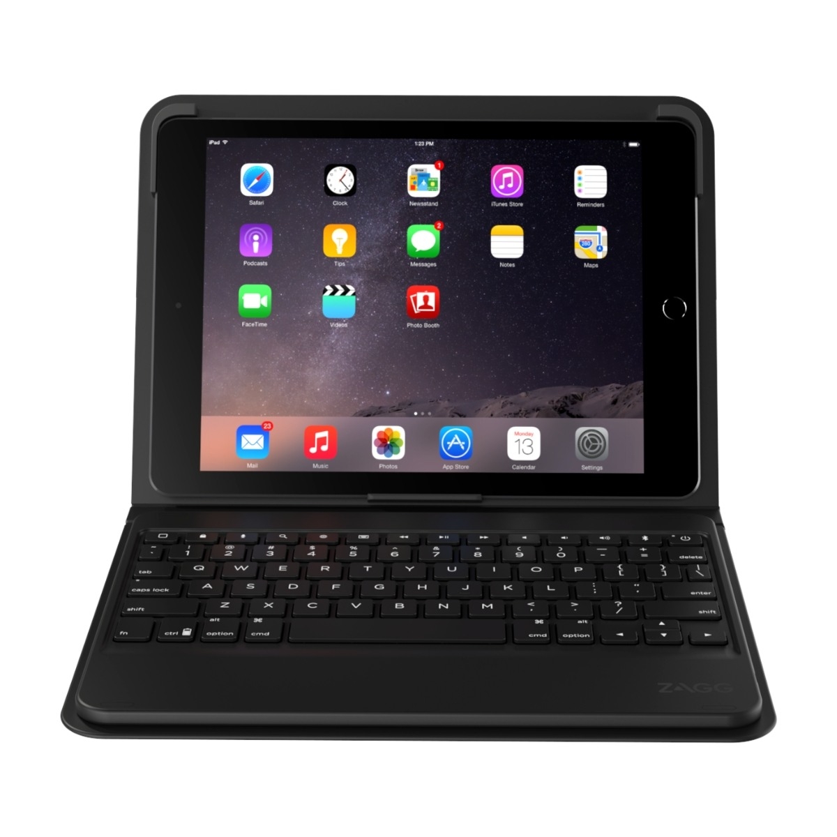 ZAGG M FOLIO TASTATUR IPAD MINI 4 SORT Power.no Zagg Keys Cover Vader Backlit IPad mini Norsk Svart | Billig