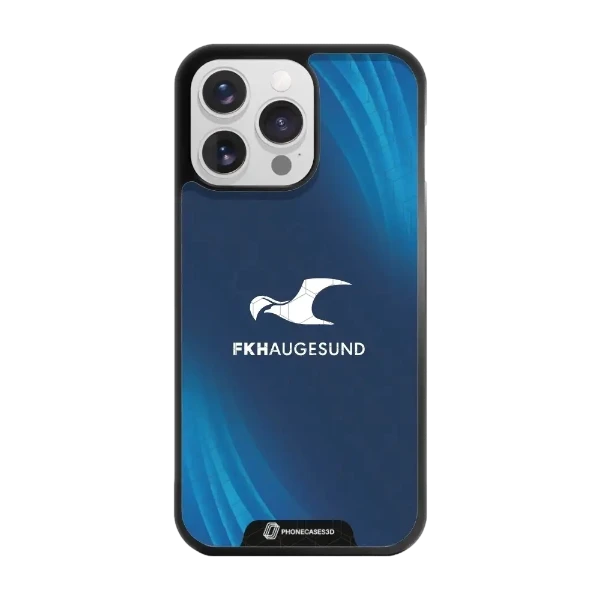 Phonecases3D iPhone 16 Pro Max FK Haugesund -3D suojakuori, musta