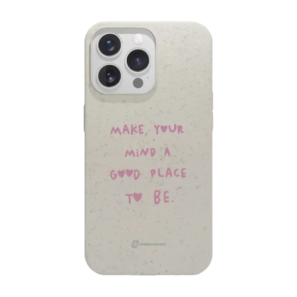 Phonecases3D iPhone 13 Pro Martine Halvorsen kompostoituva suojakuori, valkoinen