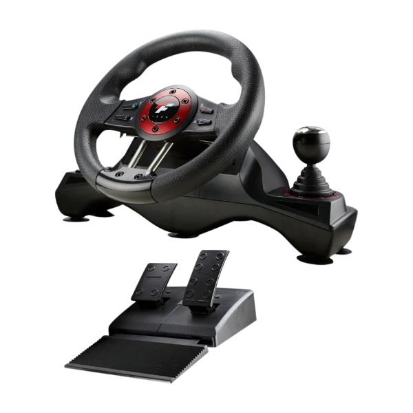 FLASHFIRE 4-IN-1 FORCE RACING WHEEL RATTIPOLJINYHDISTELMÄ - Power.fi
