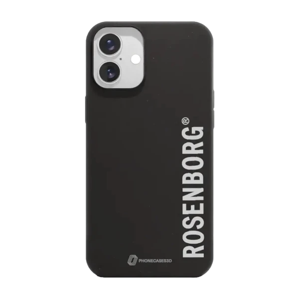 Phonecases3D iPhone 16 Plus RBK kompostoituva suojakuori, musta