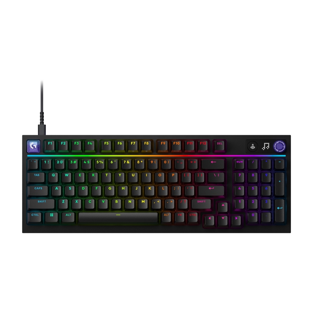 Logitech G316 X 98% gamingtastatur, svart