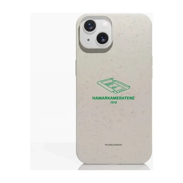 Phonecases3D iPhone 13 HamKam kompostoituva suojakuori, valkoinen