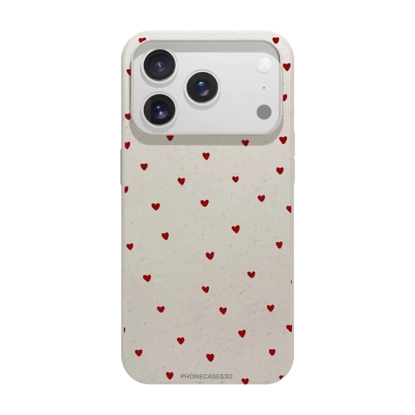 Phonecases3D iPhone 17 Pro Max Martine Halvorsen kompostoituva suojakuori, valkoinen