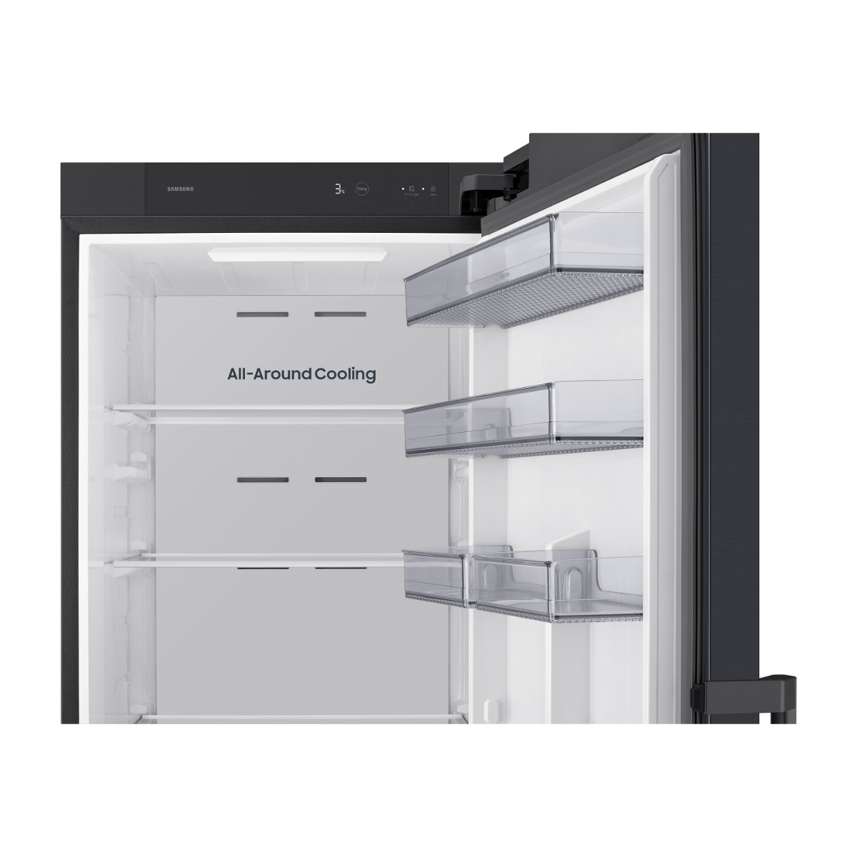 Samsung RR40H39GEFEF køleskab, Gentle Black billede 4