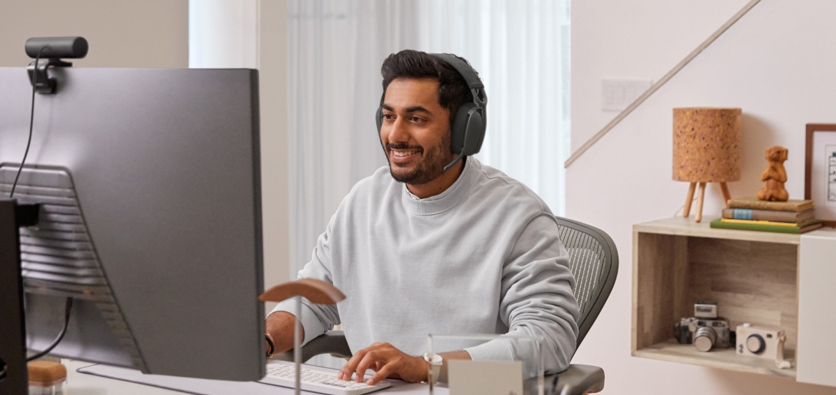 LOGITECH ZONE VIBE 125 TRÅDLØST HEADSET GRAFIT Power.dk