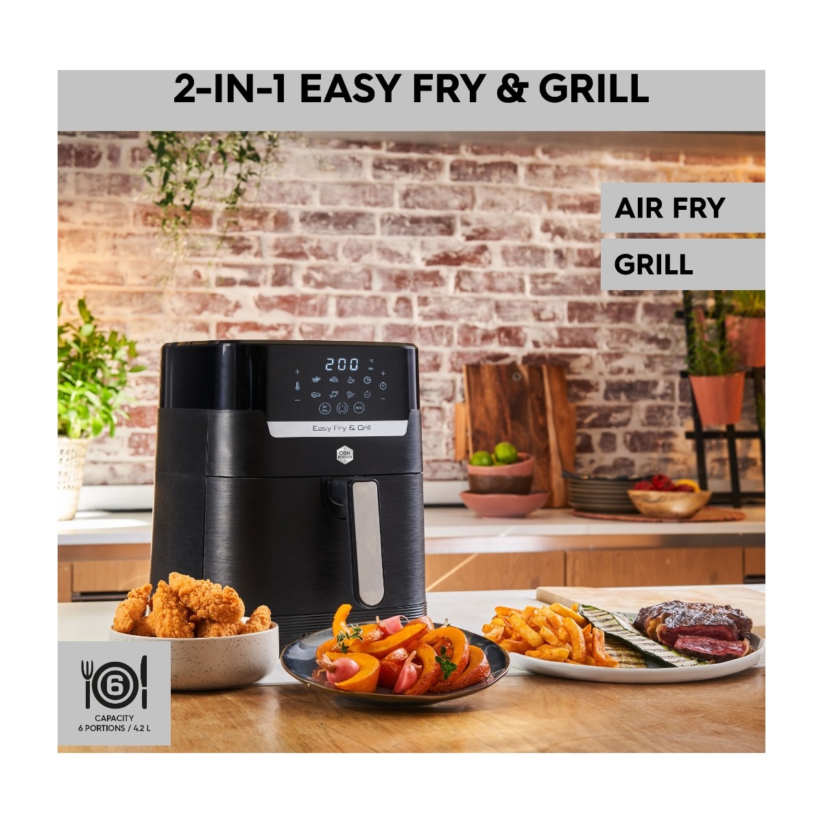 OBH AG5058S0 Easy Fryer Precision 2in1 billede 4