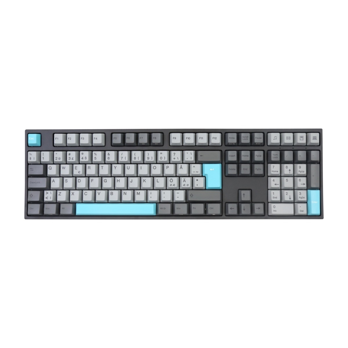 Vea109m Moonlight V2 Mx Silent Red Kablet Nordisk Tastatur