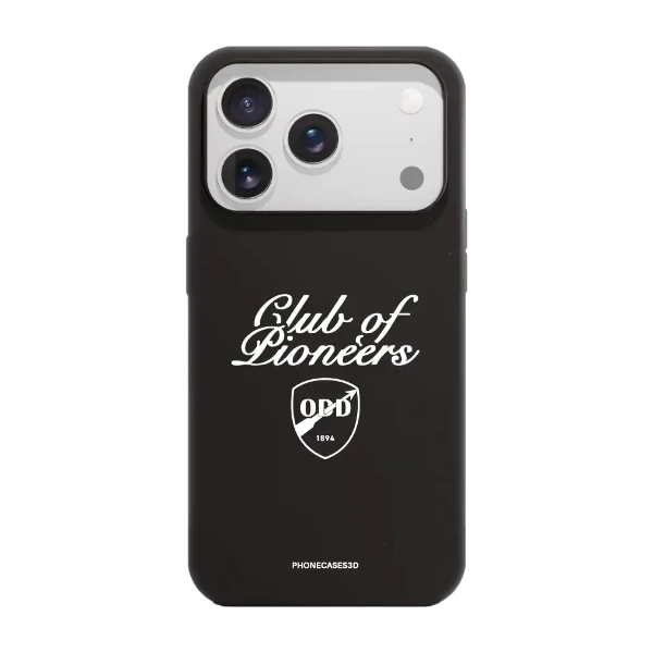 Phonecases3D iPhone 17 Pro Odds Ballklubb kompostoituva suojakuori, musta