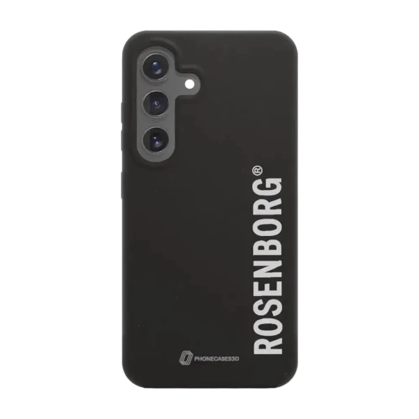 Phonecases3D Samsung Galaxy S25 RBK kompostoituva suojakuori, musta
