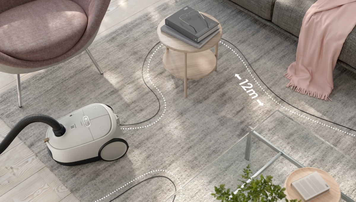 Electrolux EB61H6SW Hygienic 600 dammsugare Power.se