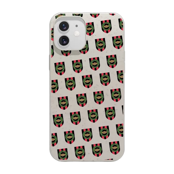 Phonecases3D iPhone 12 IF Brommapojkarna kompostoituva suojakuori, valkoinen
