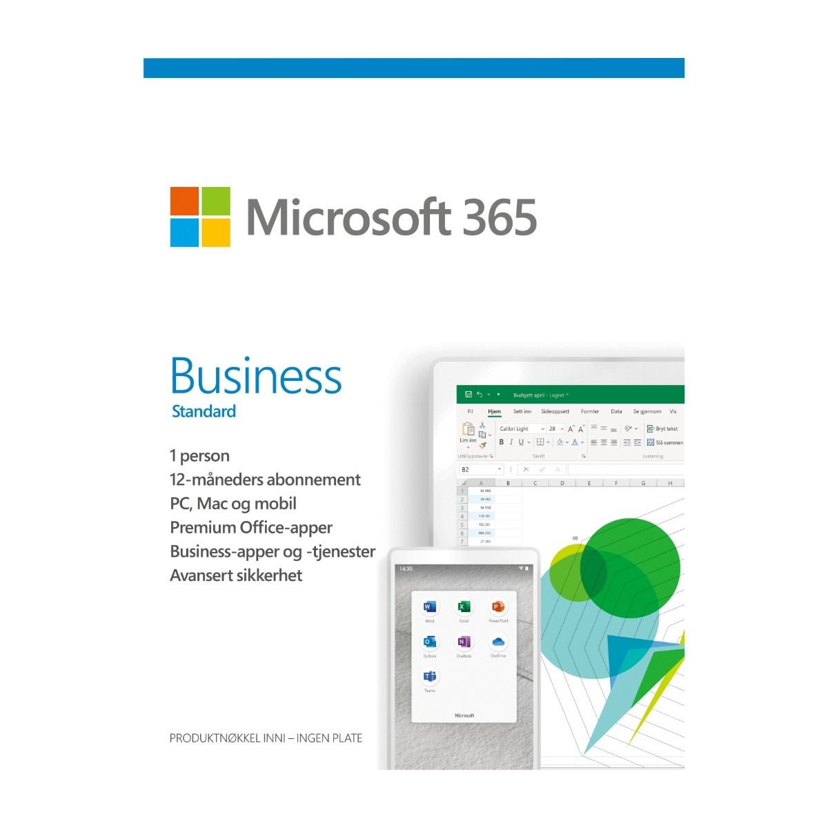 MICROSOFT 365 BUSINESS STANDARD PROGRAMVARE Power no