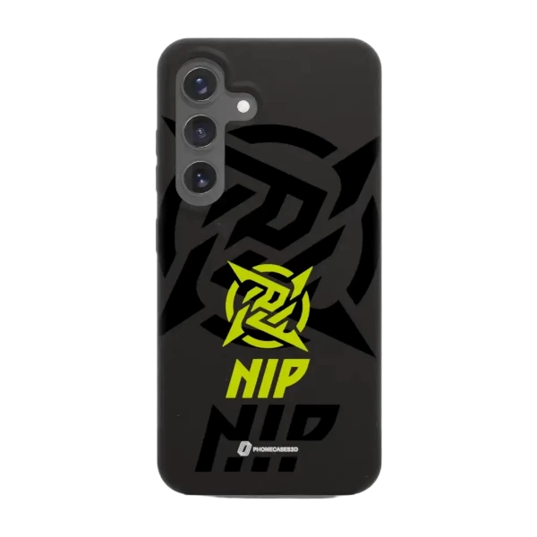Phonecases3D Samsung Galaxy S25 Ninjas in Pyjamas kompostoituva suojakuori, musta