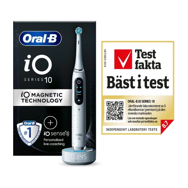 Oral-B iO Series 10 elektrisk tannbørste 387132, cosmic black
