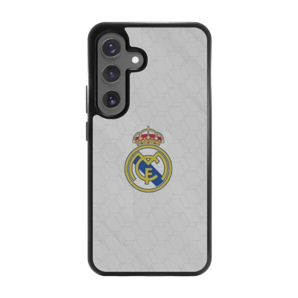 Phonecases3D Samsung Galaxy S25 Real Madrid -3D suojakuori, musta