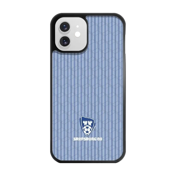 Phonecases3D iPhone 12 Sarpsborg 08 -3D suojakuori, musta