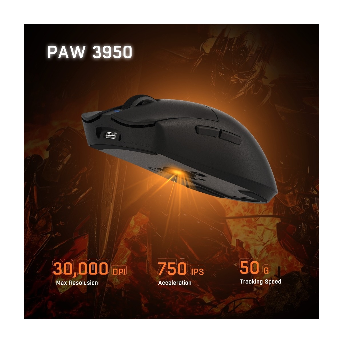Cepter Neon Elite wireless mouse with charging dock - CEPTER