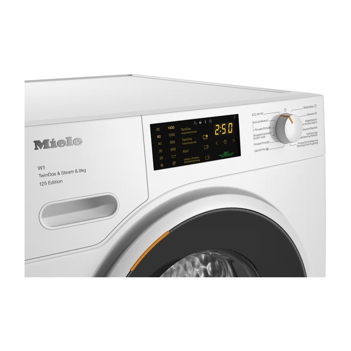 Miele W1 WWB680 WCS 125 Edition vaskemaskine billede 7