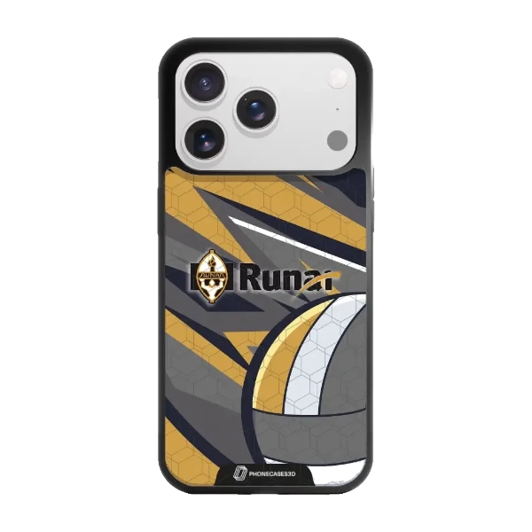 Phonecases3D iPhone 17 Pro IL Runar -3D suojakuori, musta