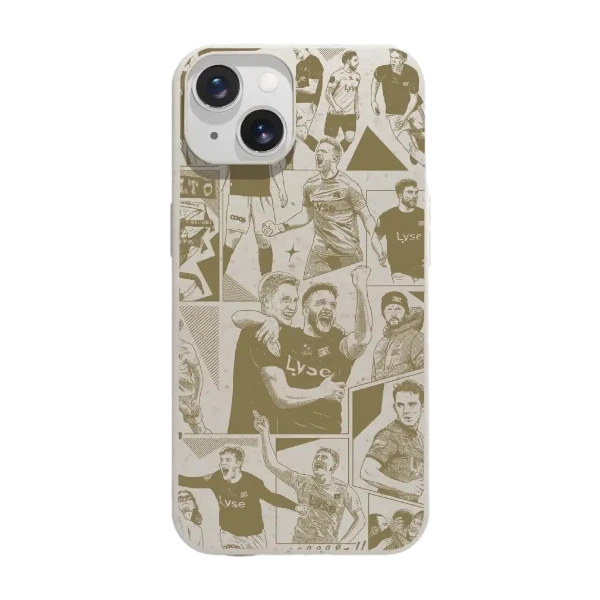 Phonecases3D iPhone 14 Viking FK kompostoituva suojakuori, valkoinen