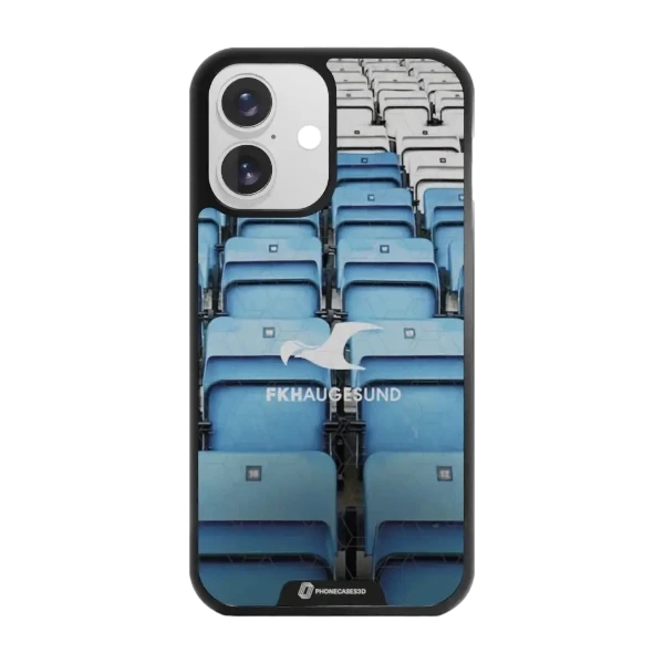 Phonecases3D iPhone 16 FK Haugesund -3D suojakuori, musta