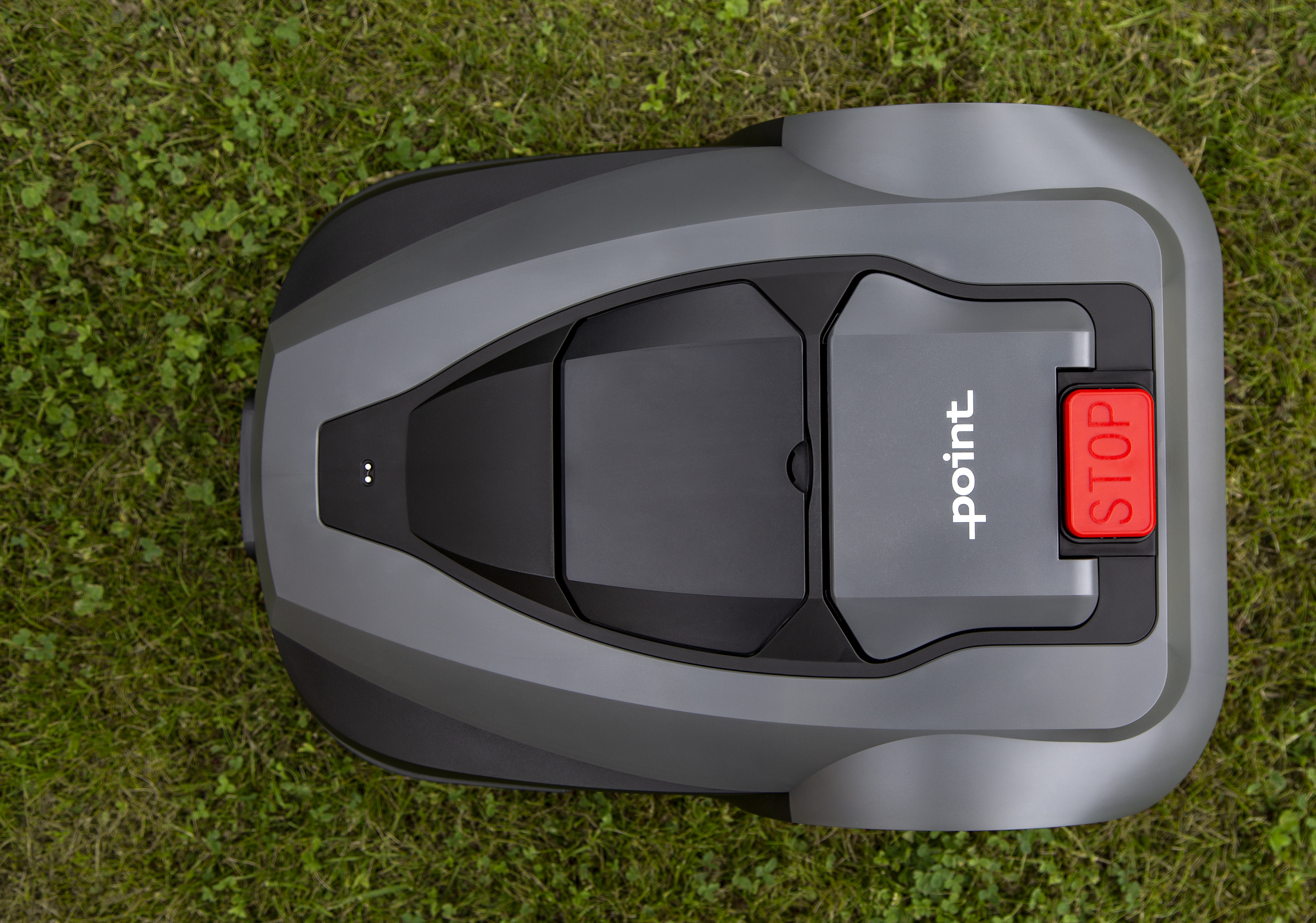 Robot lawn mower from top