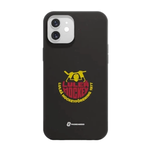 Phonecases3D iPhone 12 Luleå HF kompostoituva suojakuori, musta