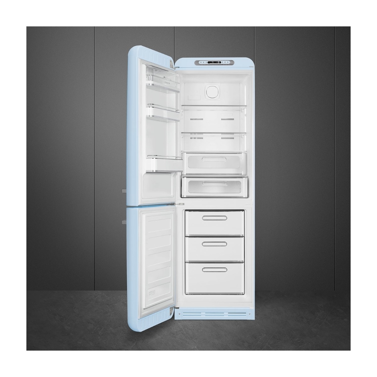 Smeg 50's Style FAB32LPB6 kølefryseskab billede 4