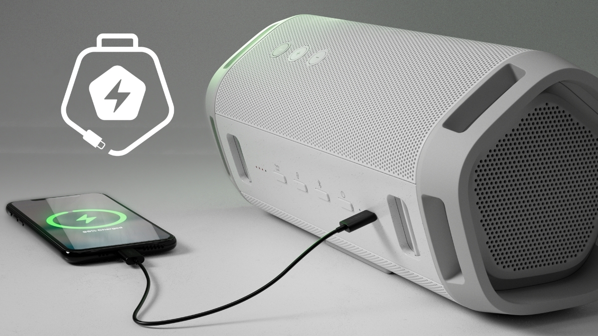 O2 Powertab AOC O2 AS700B/00 Bluetooth-kaiutin, musta - Power.fi