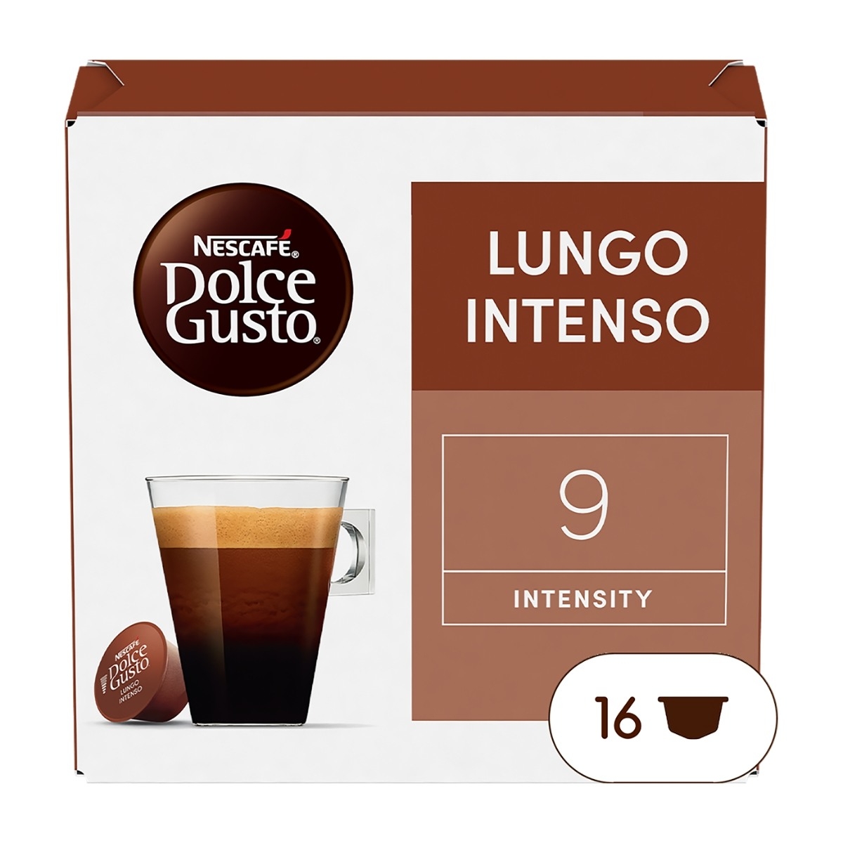 Nescafe Dolce Gusto Lungo intenso.