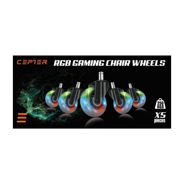 CEPTER RGB GAMING CHAIR WHEELS CEPTER