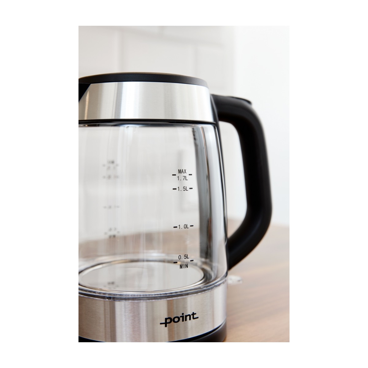 Point POKE17G0GLASS 1,7 L elkedel billede 4