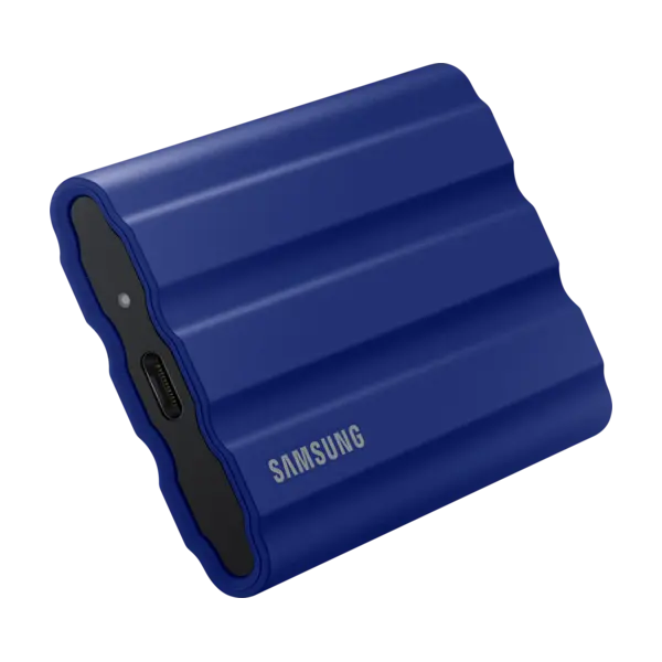 Samsung T7 Shield Extern SSD 2TB (blå) - SSD Extern 