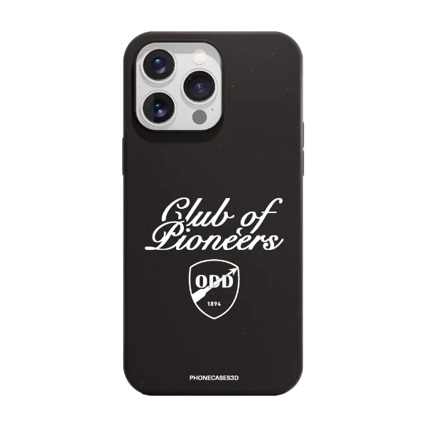 Phonecases3D iPhone 16 Pro Max Odds Ballklubb kompostoituva suojakuori, musta